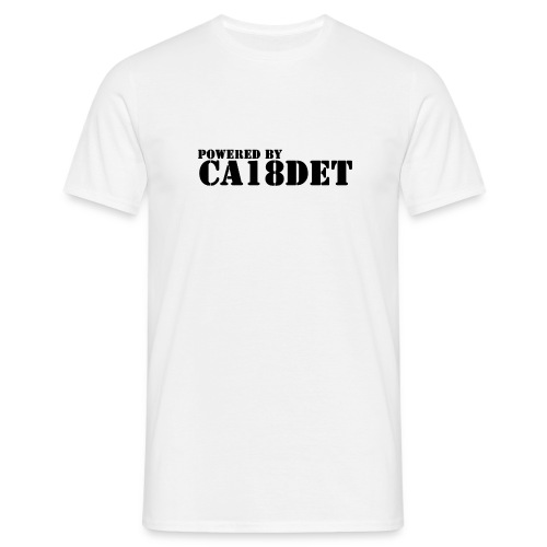 poweredbyca18det - T-skjorte for menn