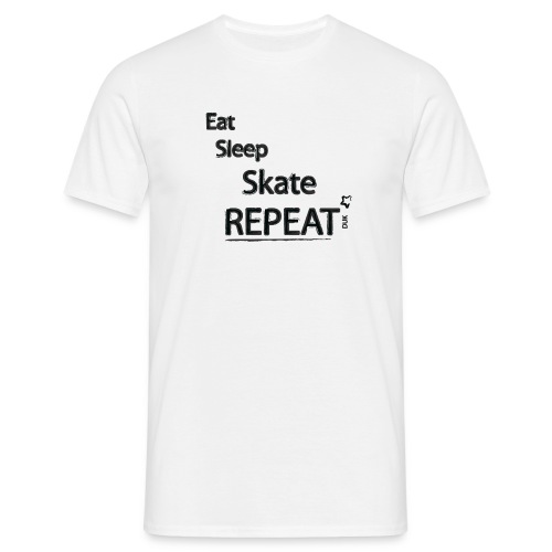 eatsleepskate - Men's T-Shirt