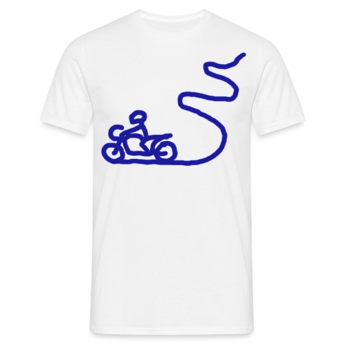 hand drawn bike - Men's T-Shirt