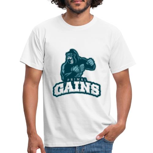 Primal Gains Gorilla - Men's T-Shirt
