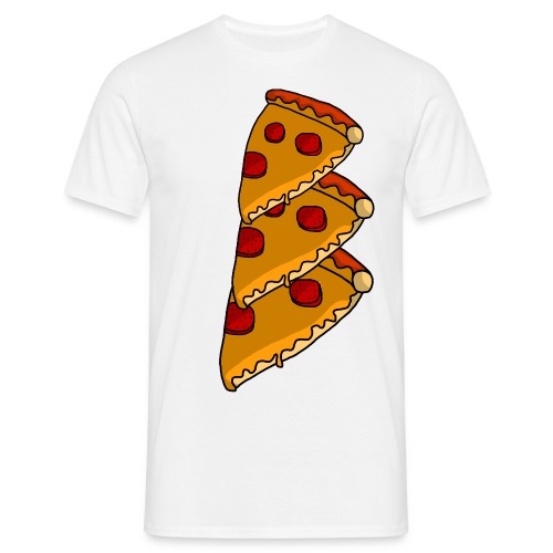 pizza - Herre-T-shirt