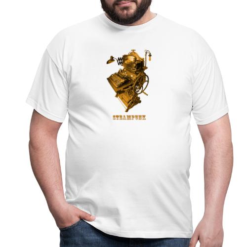 Steampunk Computer Futurismus Kunststil - Männer T-Shirt
