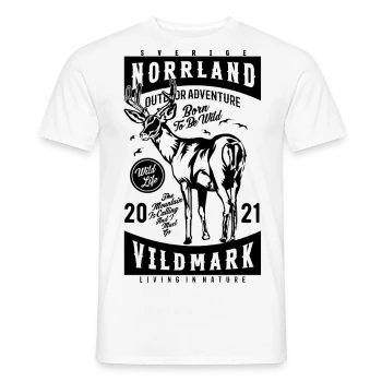 T-shirt homme avec motif Norrland Vildmark 2021 : L'Aventure Suédoise