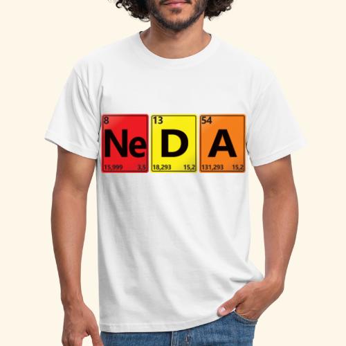 NEDA - Dein Name im Chemie-Look - Männer T-Shirt