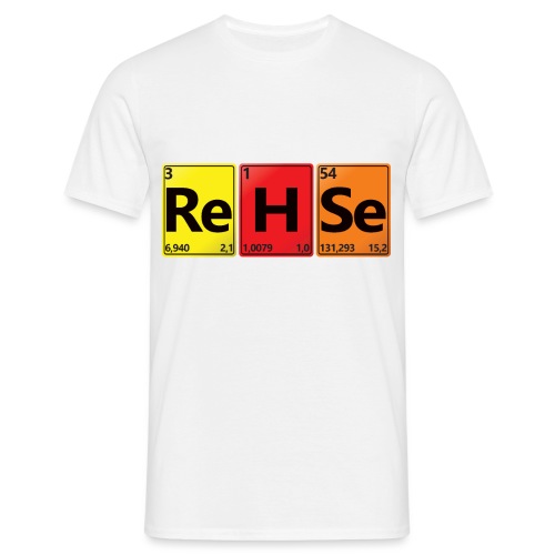 REHSE - Dein Name im Chemie-Look - Männer T-Shirt