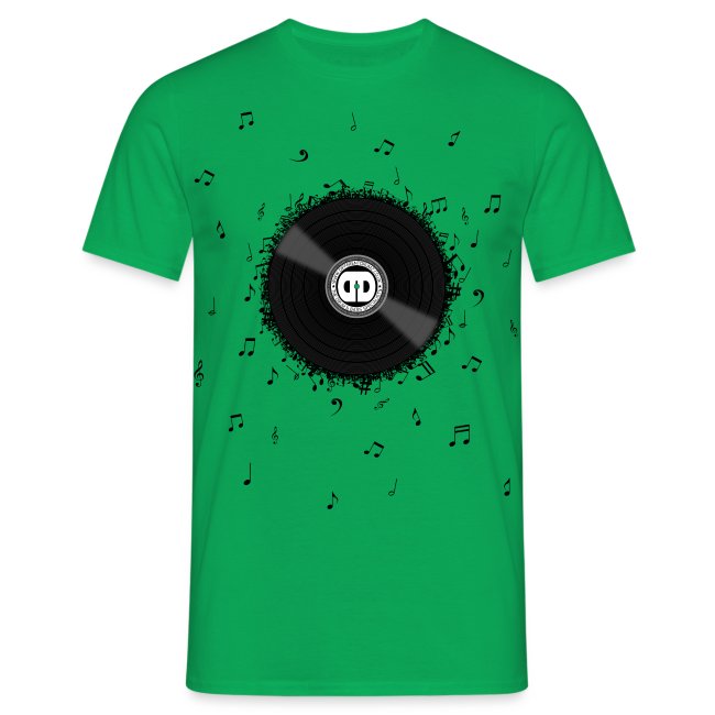 Different Drumz Vinyl T Shirt Design