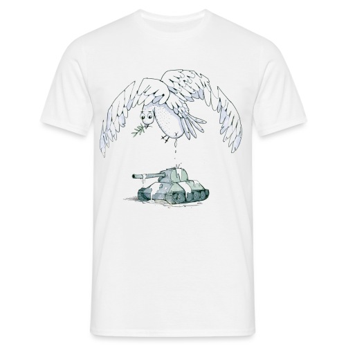 Dove of Peace - Stop the war! - Men's T-Shirt