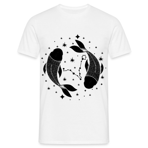 Sternzeichen Pisces Seelvolle Fische Februar März - Männer T-Shirt