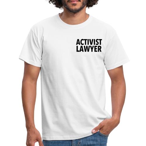 ACTIVIST LAWYER - BLACK LOGO - Men's T-Shirt