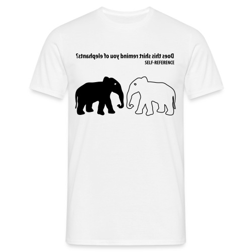 new selfreference - Mannen T-shirt
