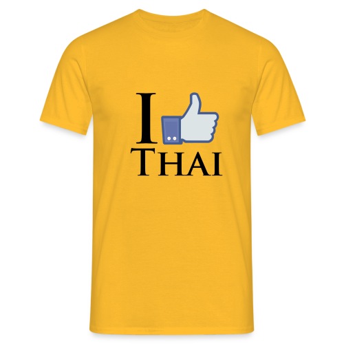 I Like Thai Weiss - Männer T-Shirt