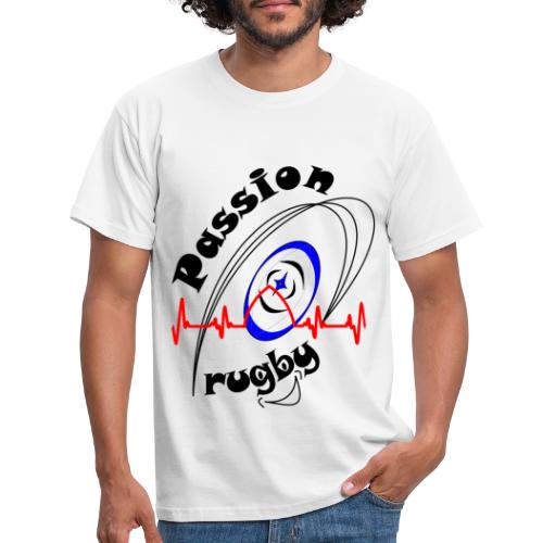 tee shirt rugby passion fond clair i love rugby - T-shirt Homme