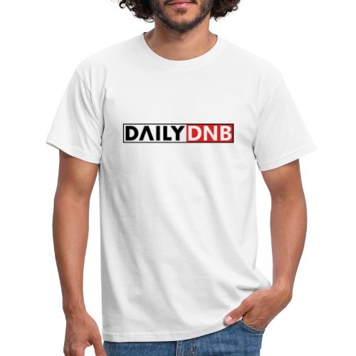 Daily.dnb White - Men's T-Shirt