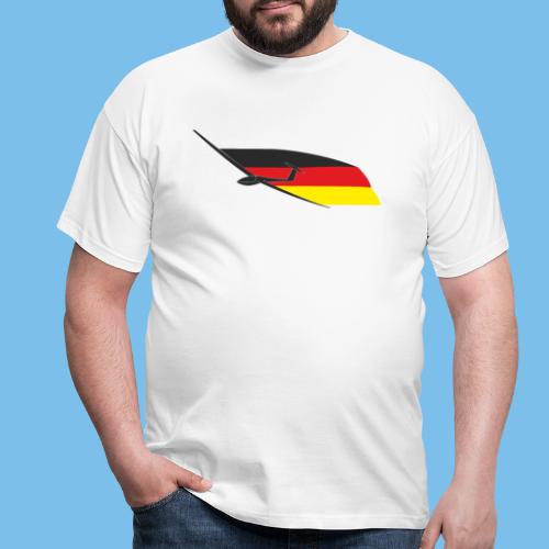 deutschlandflagge segelflugzeug Segelflieger - Männer T-Shirt
