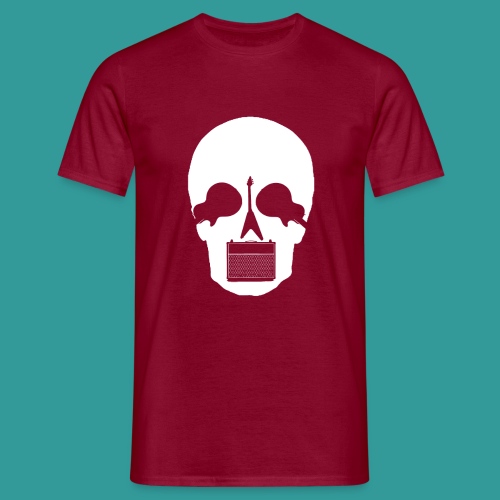 Guitar Skull - Men's T-Shirt