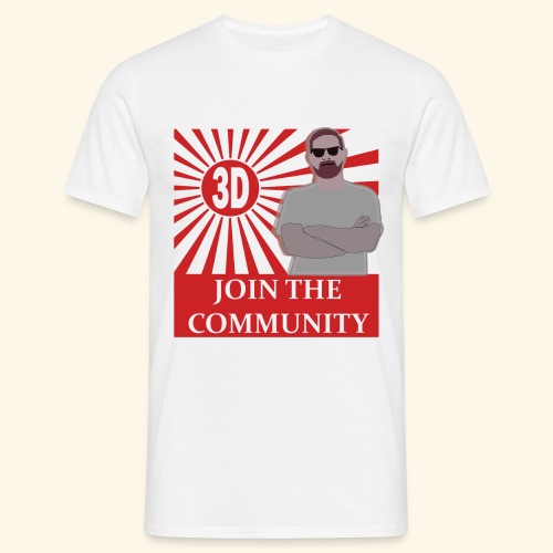 Join the community! - Mannen T-shirt