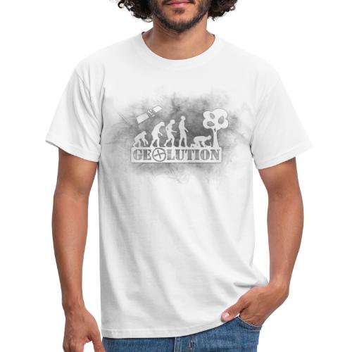 Geolution-dark-grunge - Männer T-Shirt