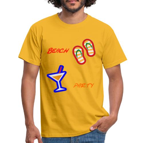 Beach Party Design - Männer T-Shirt