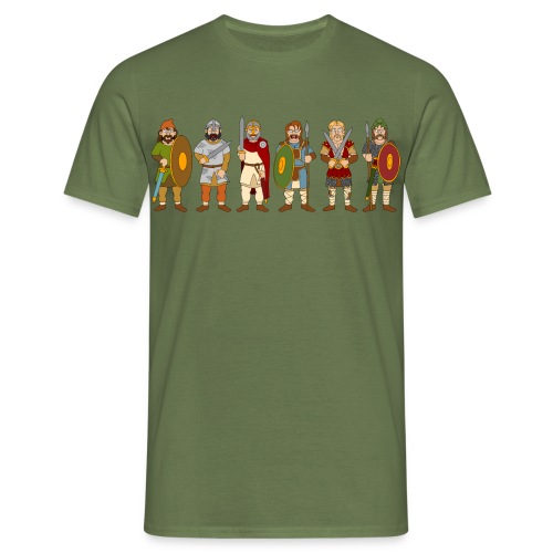 Late Anglo-Saxon Warriors - Men's T-Shirt