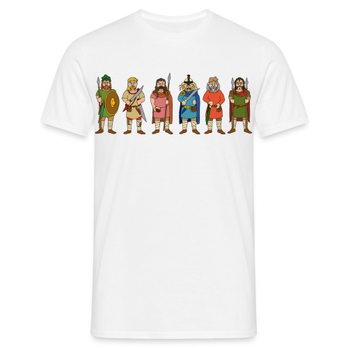 Early Anglo-Saxon Warriors - Men's T-Shirt