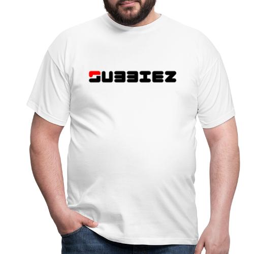 DUBBIEZ (Black / Red Logo) - Men's T-Shirt