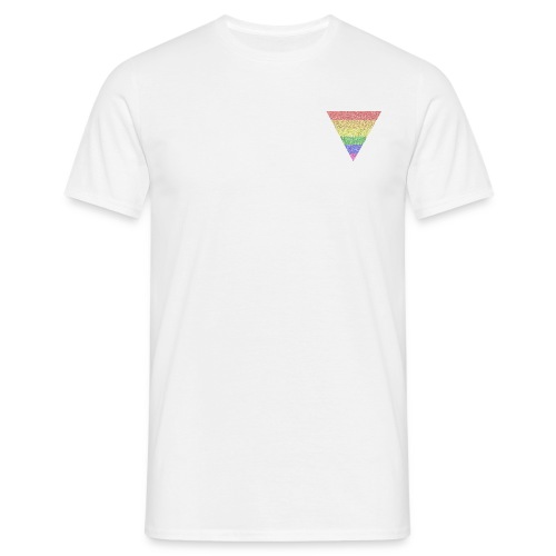 GAY FLAG TRIANGLE - Männer T-Shirt