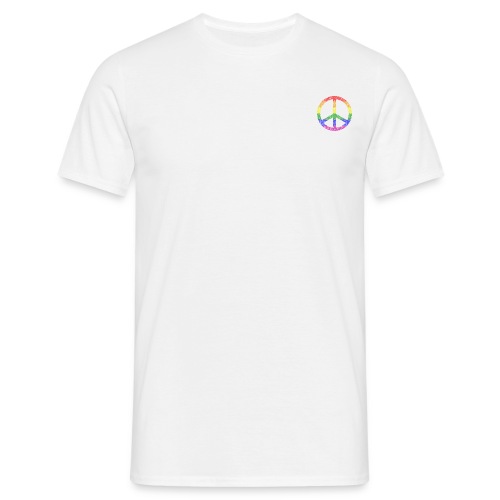 PEACE -GAY - USED LOOK - Männer T-Shirt
