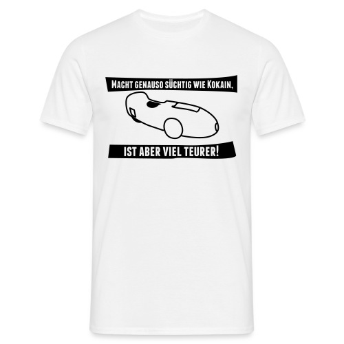 Velomobil DF mit Spruch - Männer T-Shirt