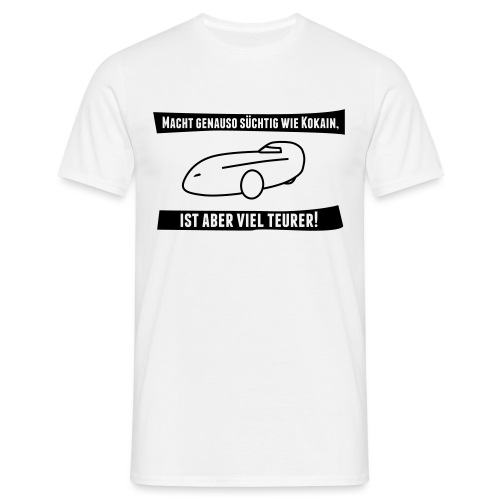 Velomobil WAW mit Spruch - Männer T-Shirt