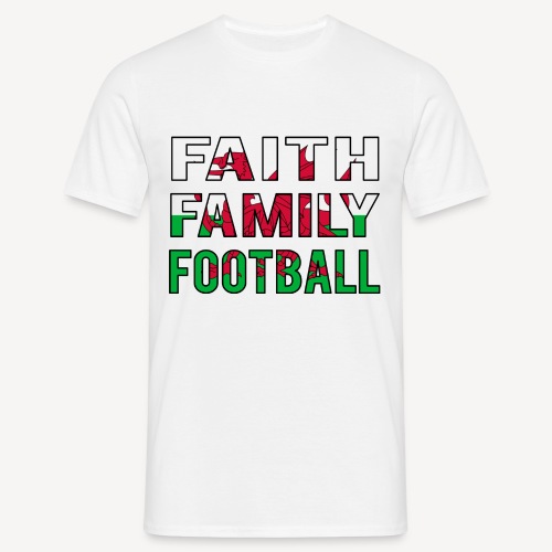 TRO FAMILIE FODBOLD - Herre-T-shirt