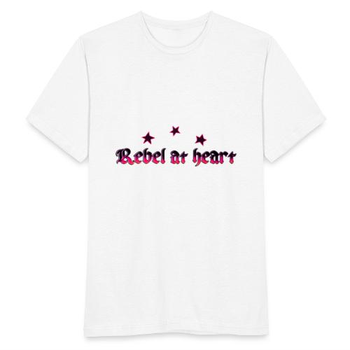 rebel at heart - Männer T-Shirt