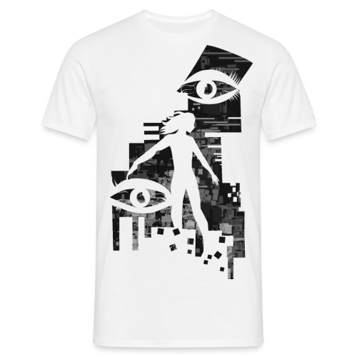 Network Glitch - Mannen T-shirt