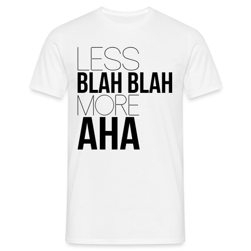 less blah blah - T-shirt Homme