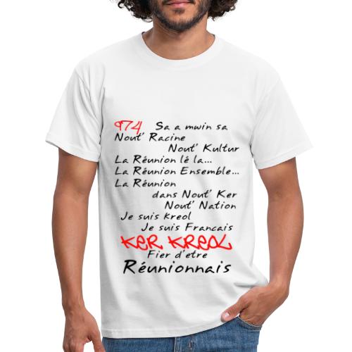 Kosement kreol - 974 La Réunion - T-shirt Homme