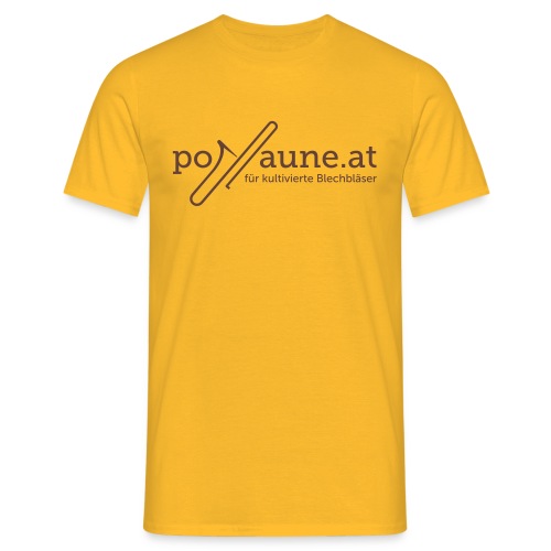 www posaune at logo 2012 - Männer T-Shirt