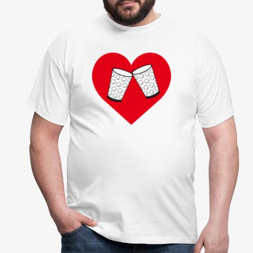 Schorle Liebe – Dubbegläser - Männer T-Shirt