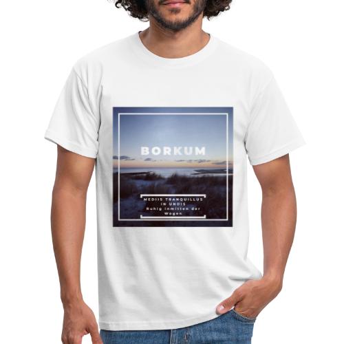 Winterliches Borkum - Männer T-Shirt