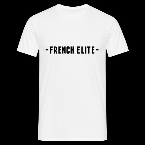 french elite strak voor sier achter - Mannen T-shirt