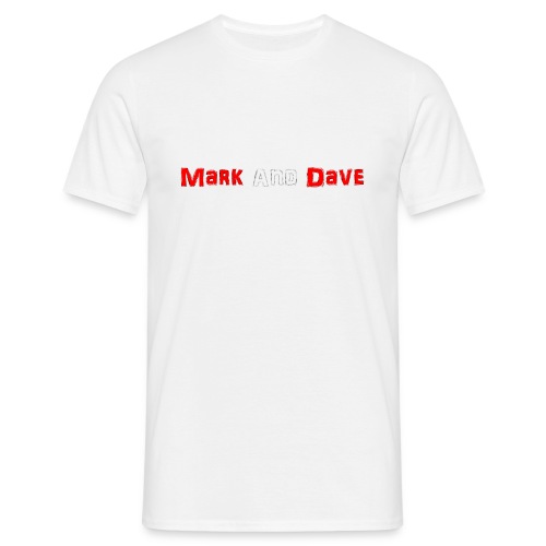Mark and Dave on Black - Men's T-Shirt