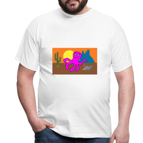 pulpo en el desierto - Camiseta hombre