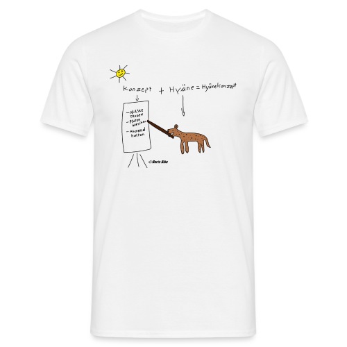 Hyänekonzept - Männer T-Shirt
