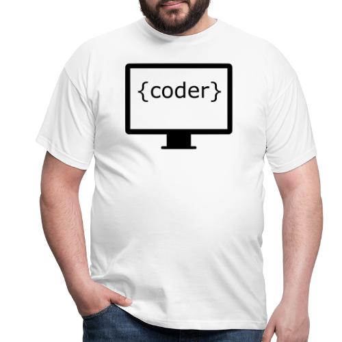 coder monitor - Men's T-Shirt