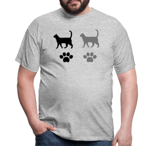 2 chats qui se suivent - T-shirt Homme