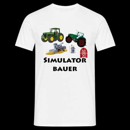 Ich bin ein SimulatorBauer - Männer T-Shirt