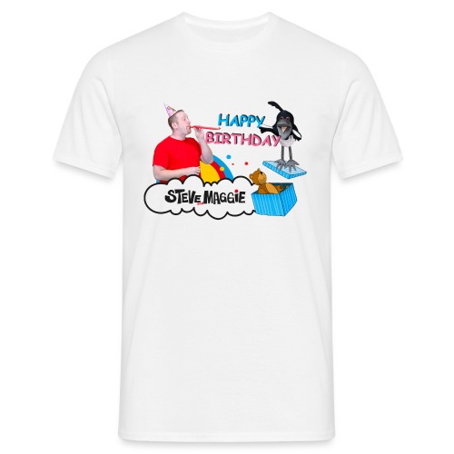 Happy Birthday from Steve and Maggie - Men's T-Shirt