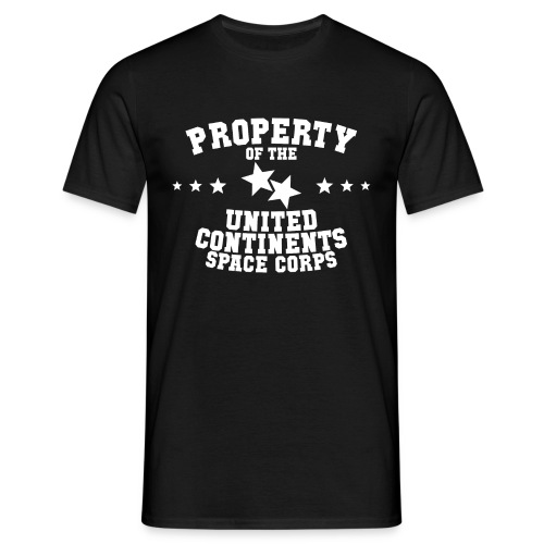 Property Of United Continents Space Corps - White - Men's T-Shirt
