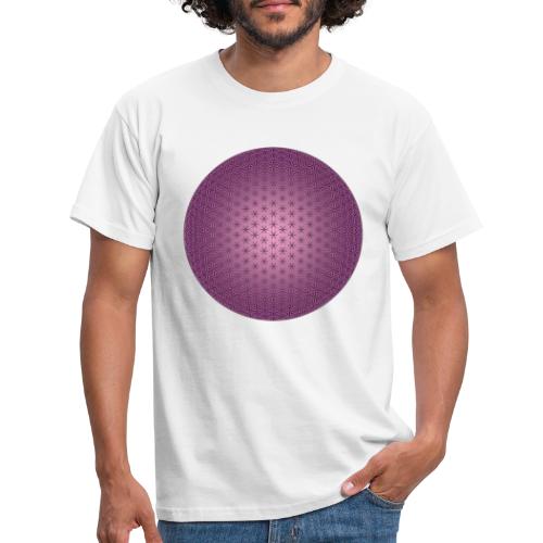 Blume des Lebens - 3D - Männer T-Shirt