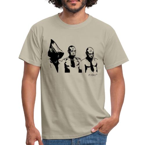 3 rotkes - Männer T-Shirt