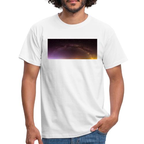 Milchstraße Panorama - Männer T-Shirt
