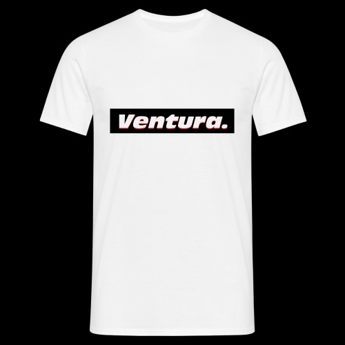 Ventura Black Logo - Mannen T-shirt